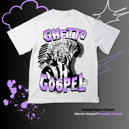 Ghetto Gospel Unisex Heavy Cotton Tee - Streetwear Style T-Shirt